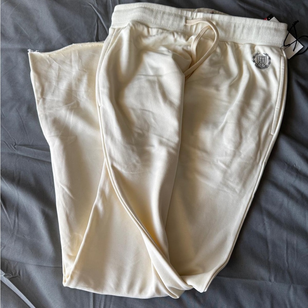 Cream Boot Cut Pants